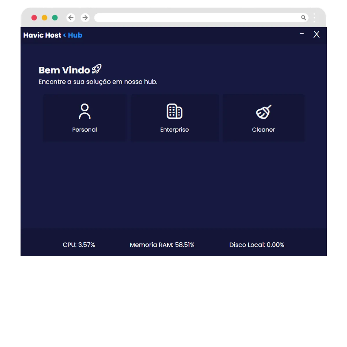 Havic Hub - Plataforma de gerenciamento de servidores